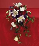 Mixed Cascade with 'Le Reve' Lilies