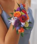 Rainbow of Colors corsage