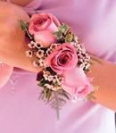lavender Rose Wristlet