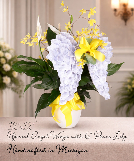 Heavenly Hymn Peace Lily - From The Paper Wreath Company