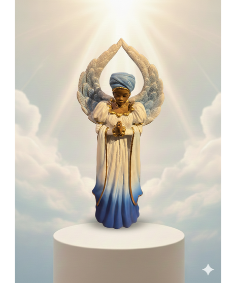 Angel Figurine Keepsake with Feathered Wings